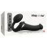 Strap-on-me M – Zwarte luchtdruk strap-on vibrator