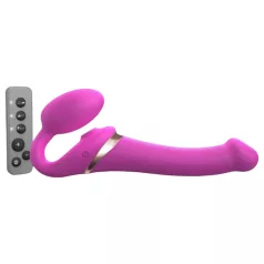 Strap-on-me M - opzetbare, luchtdruk‑vibrator (roze)