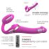 Strap-on-me M - draagbare luchtdruk vibrator (roze)