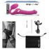 Strap-on-me M - draagbare luchtdruk vibrator (roze)