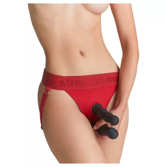 Strap-on-me - slip voor strap-on dildo - rood - maat XS-XXL