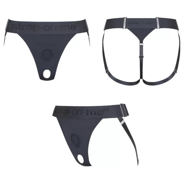 Strap-on-me - onderbroek voor opzetdildo - XS-XXL (grijs)