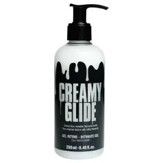   Creamy Glide - glijmiddel en massagegel op waterbasis - nepsperma look - 250ml