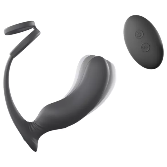 Love to Love - prostaat vibrator met ring (zwart)