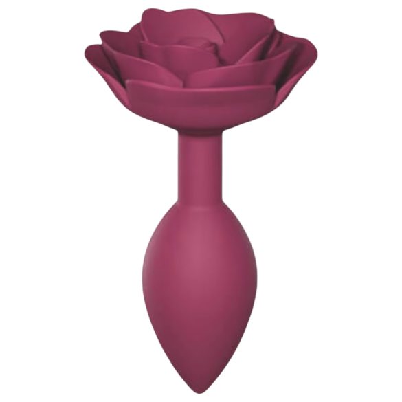 Love to Love Open Roses M - siliconen anale plug (rood)
