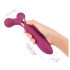 Love to Love Fireball - oplaadbare 2-in-1 massage vibrator (rood)