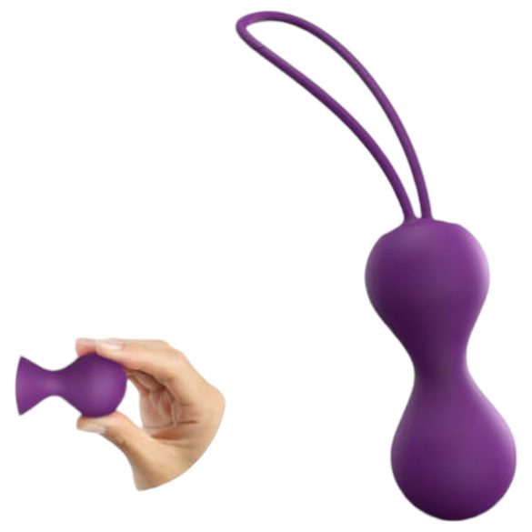 Love to Love Joia - paarse siliconen geishaballen duo