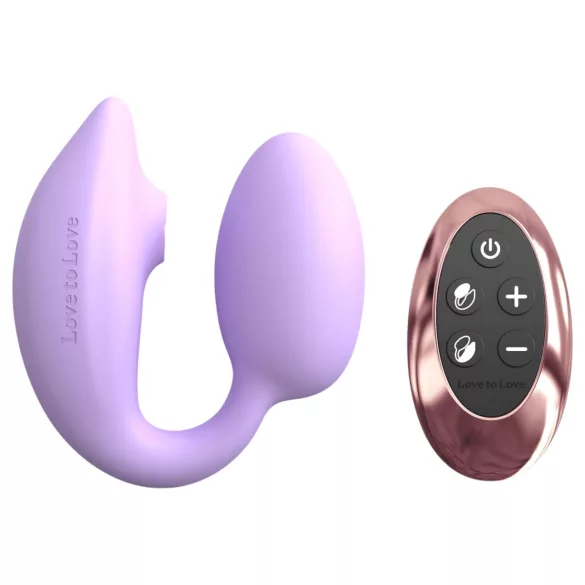 Love to Love Wonderlover - clitoris stimulator G-spot vibrator (paars)