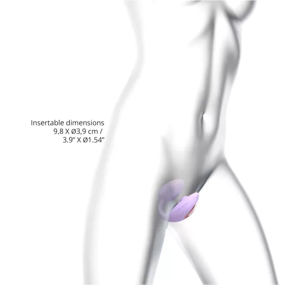 Love to Love Wonderlover - clitoris stimulator G-spot vibrator (paars)