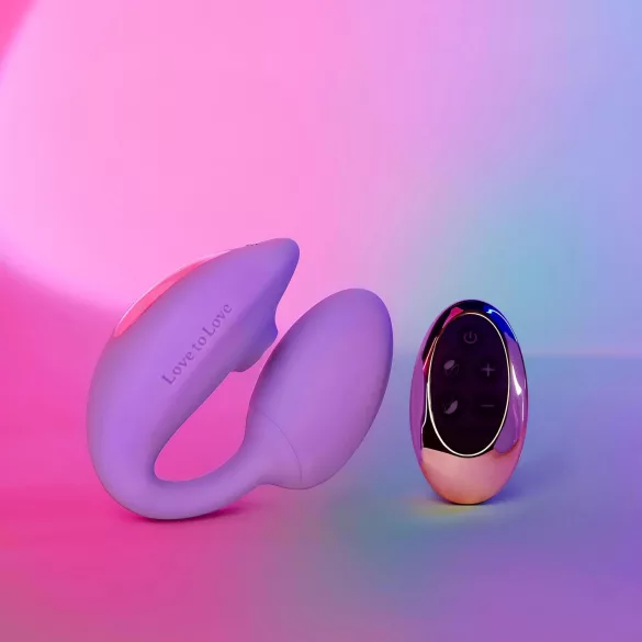 Love to Love Wonderlover - clitoris stimulator G-spot vibrator (paars)