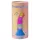 Love to Love Candy Loop - lichtgevende LED siliconen dildo (roze-blauw) - 16,9 cm
