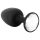 Dorcel Geisha Anale Plug - Zwarte plug met witte diamant steen
