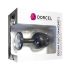 Dorcel Geisha Anale Plug - Zwarte plug met witte diamant steen