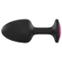 Dorcel Geisha Plug Ruby L - anaalplug met roze steen (zwart)