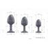 Dorcel Geisha Plug Diamond XL - zwarte anaal plug met witte steen