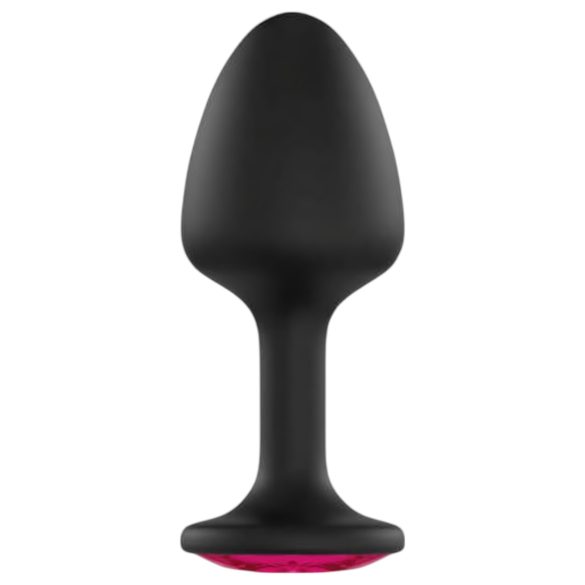 Dorcel Geisha Plug XL - Zwarte anaalplug met roze steen