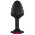 Dorcel Geisha Plug XL - Zwarte anaalplug met roze steen