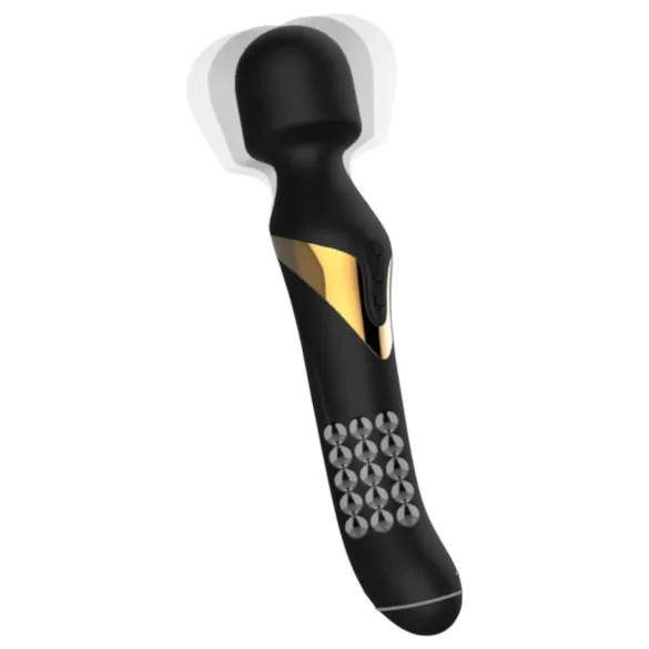 Dorcel - 2-in-1 vibrator en massager - dual stimulatie - zwart