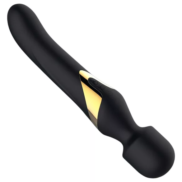 Dorcel - 2-in-1 vibrator en massager - dual stimulatie - zwart
