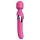 Dorcel Dual Orgasms - oplaadbare 2-in-1 masserende vibrator (roze)