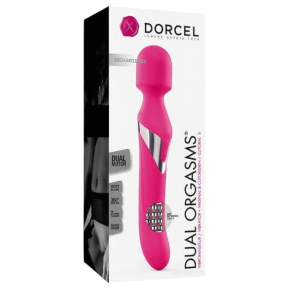 Dorcel Dual Orgasms - 2in1 oplaadbare vibrator (roze)