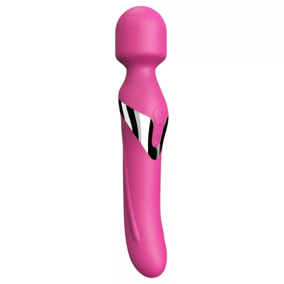 Dorcel Dual Orgasms - oplaadbare 2-in-1 masserende vibrator (roze)