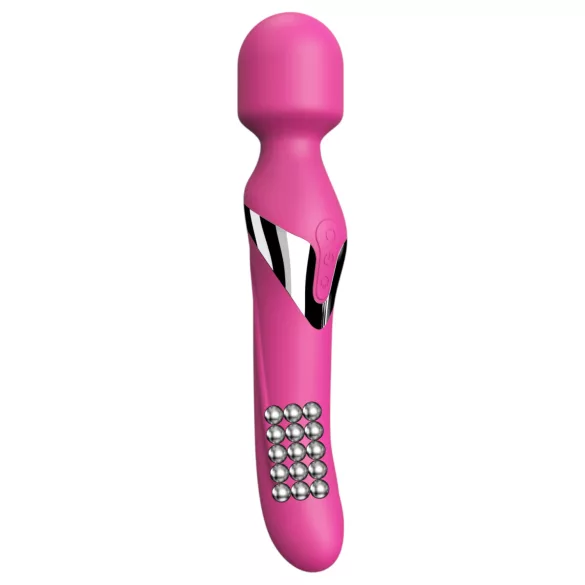 Dorcel Dual Orgasms - oplaadbare 2-in-1 masserende vibrator (roze)