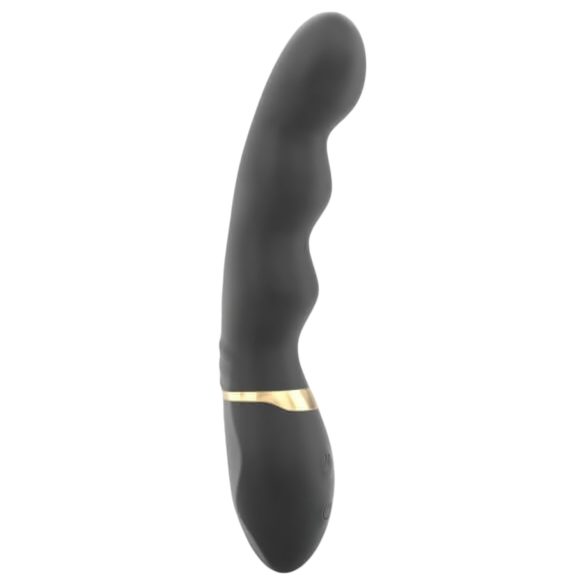 Dorcel Too Much 2.0 - oplaadbare vibrator met 3 motoren - zwart/goud