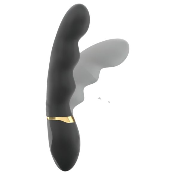 Dorcel Too Much 2.0 - oplaadbare vibrator met 3 motoren - zwart/goud