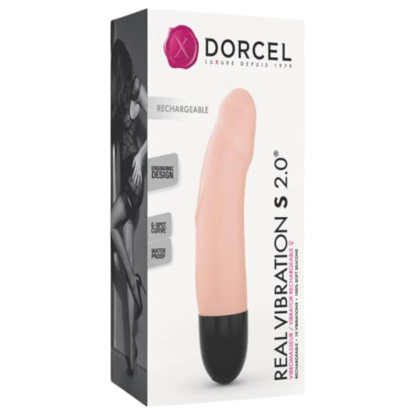 Dorcel Real Vibration S 2.0 - oplaadbare vibrator (natuurlijk)