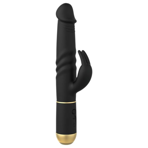 Dorcel Furious Rabbit 2.0 - Krachtige clitoris vibrerende dildo (zwart)