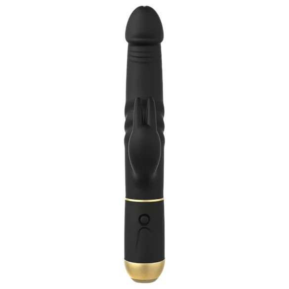 Dorcel - rabbit vibrator met stotende functie en clitorisstimulator - zwart