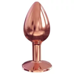   Dorcel Diamond Plug S - aluminium anale plug - klein (roségoud)