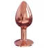 Dorcel Diamond Plug S - aluminium anale plug - klein (roségoud)