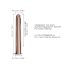 Dorcel Pink Lady 2.0 - oplaadbare staafvibrator (roze goud)