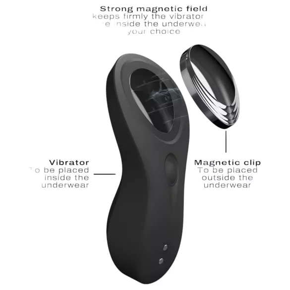 Dorcel Discreet Vibe - Oplaadbare Clitoristriller (Zwart)