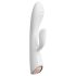 Dorcel Flexi Rabbit - verwarmingsvibrator met clitorisstimulatie (wit)