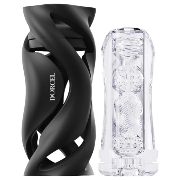 Dorcel Deep Blow - handmatige zuigende masturbator in koker