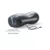 Dorcel Blowjoy Vibe - zuigende en vibrerende oplaadbare masturbator (grijs)