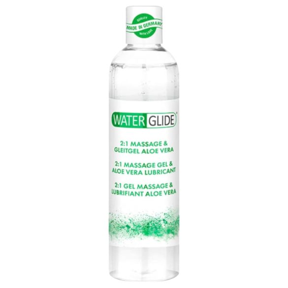 Waterglide 2in1 - Aloë Vera glijmiddel & massagegel (300 ml)