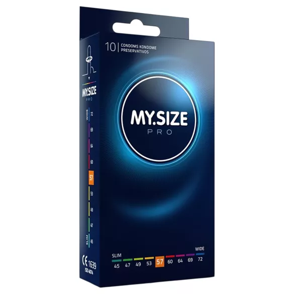 My.Size PRO - condoom met unieke maat - 57 mm (10 stuks)