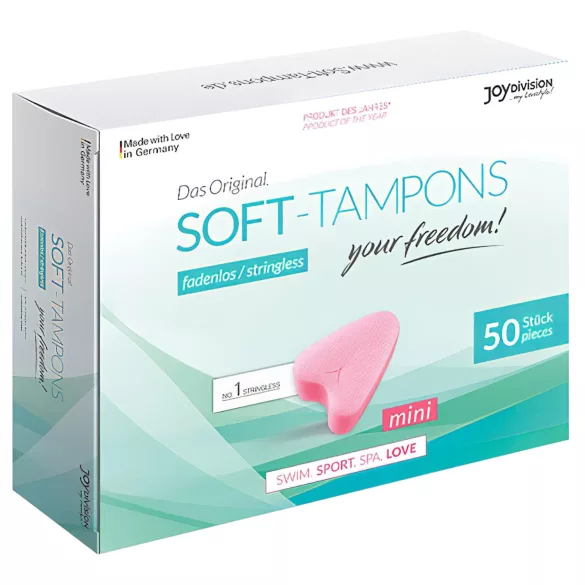 Joydivision Soft-Tampons mini - tampon zonder touwtje (50 stuks)