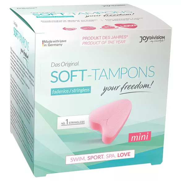 Joydivision Soft-Tampons mini - tampon zonder touwtje (3 stuks)