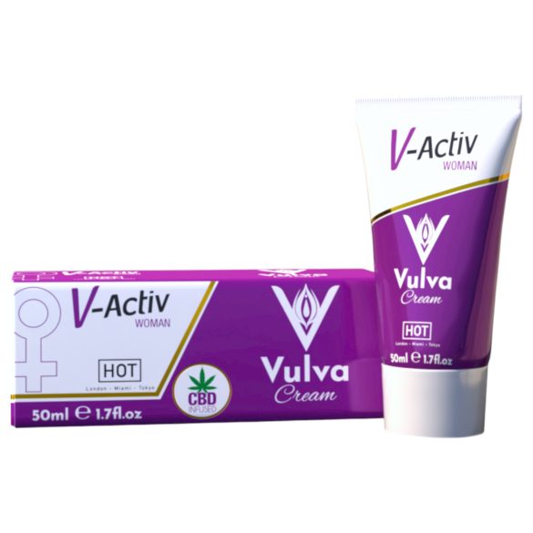 Hot V-Active - stimulerende intieme crème voor vrouwen (50ml)