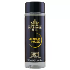 HOT - massageolie voor huidverzorging - amber musk - 100ml