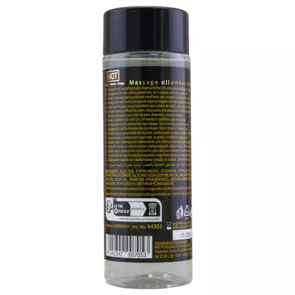 HOT - massageolie voor huidverzorging - amber musk - 100ml