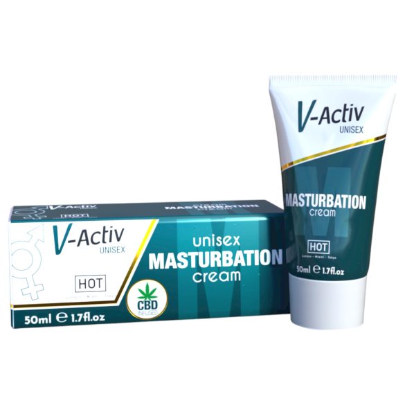 Hot V-Active - stimulerende unisex masturbatiecrème (50ml)