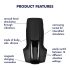 Satisfyer Men Vibration - oplaadbare glansvibrator (zwart)
