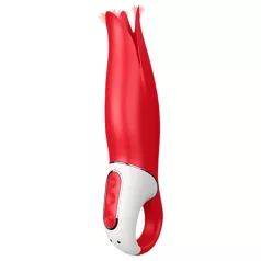   Satisfyer Power Flower - vibrator - oplaadbaar en waterdicht - rood