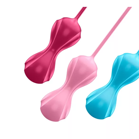 Satisfyer - geishaballen set met bewegende balletjes - 3 stuks